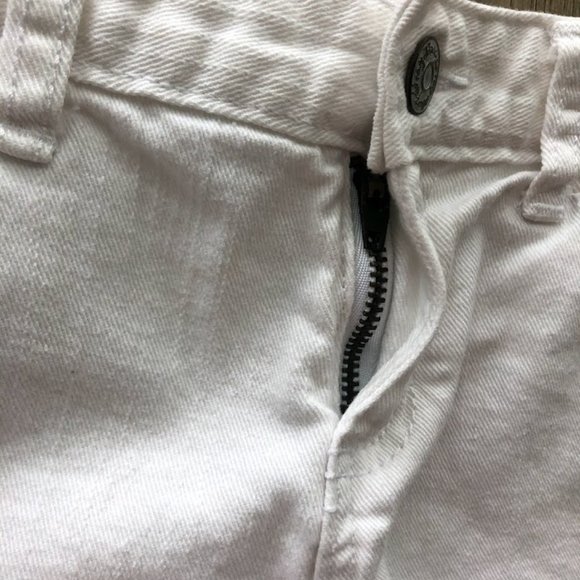 Old Navy White Jean Shorts Size 14 Girls - Picture 2 of 8